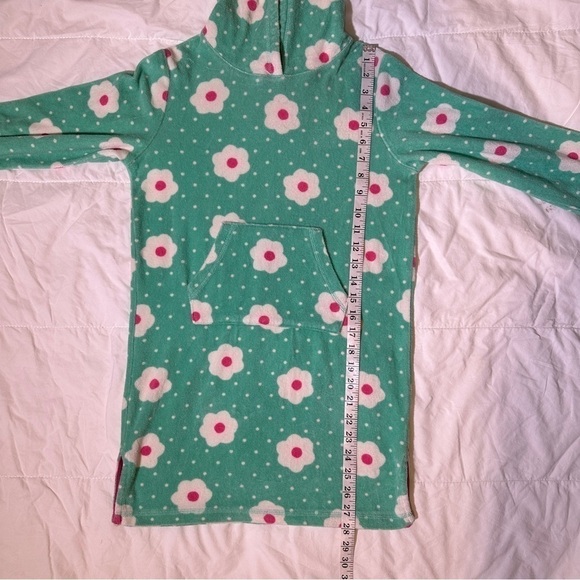 Mini Boden Floral Print Hooded Swim Cover Up Size 7-8Y Kids - Picture 13 of 13